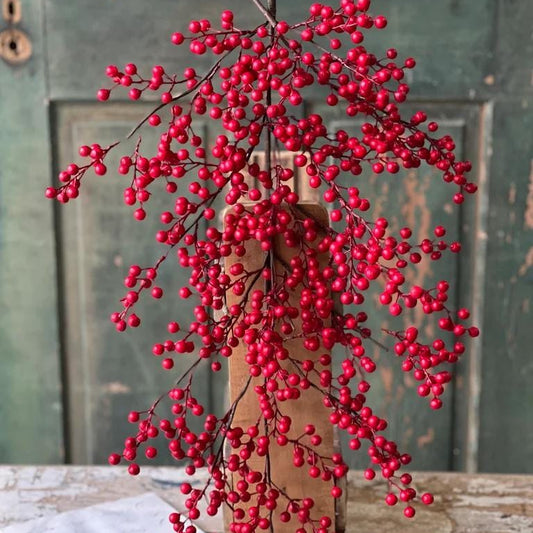 Christmas Weatherproof Berry Drop - 31 Inch Berry Swag