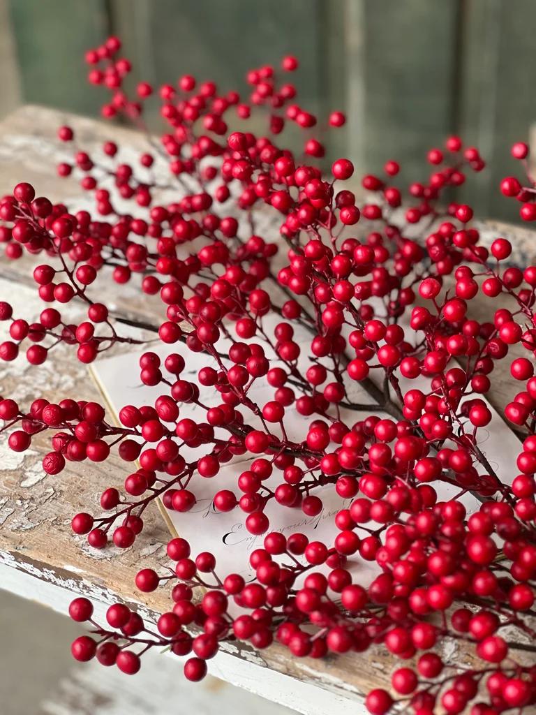 Christmas Weatherproof Berry Drop - 31 Inch Berry Swag