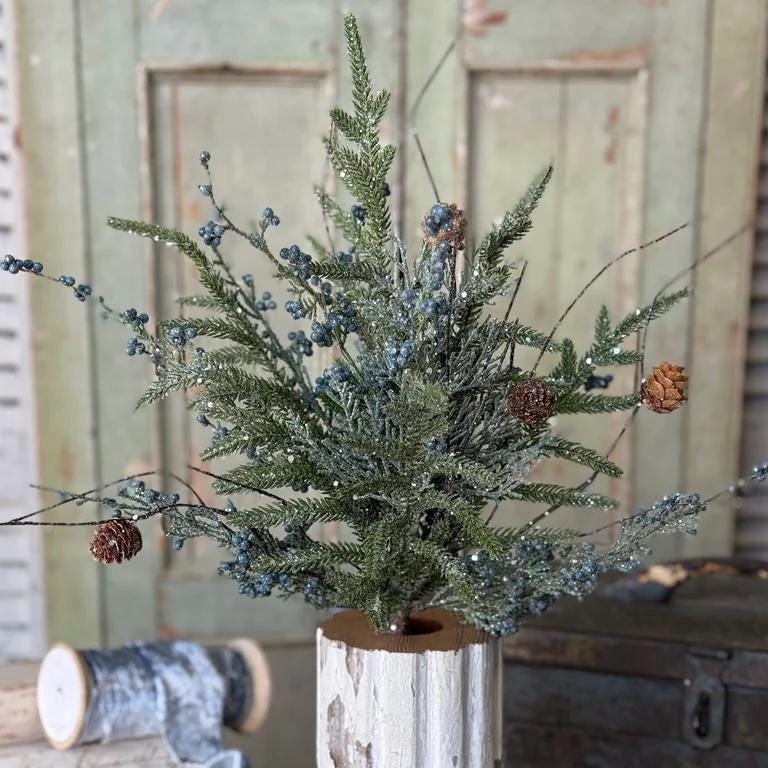 Bluehaven Cedar Bush: Christmas Greens, Winter Wreath Supply
