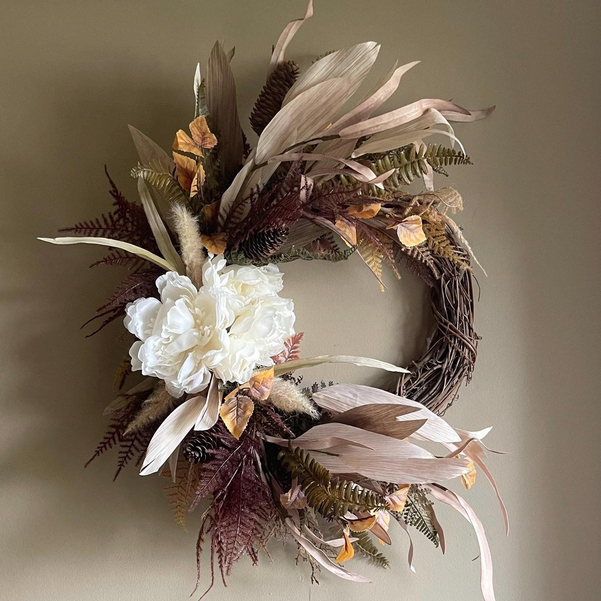 Handmade Fall Wreath