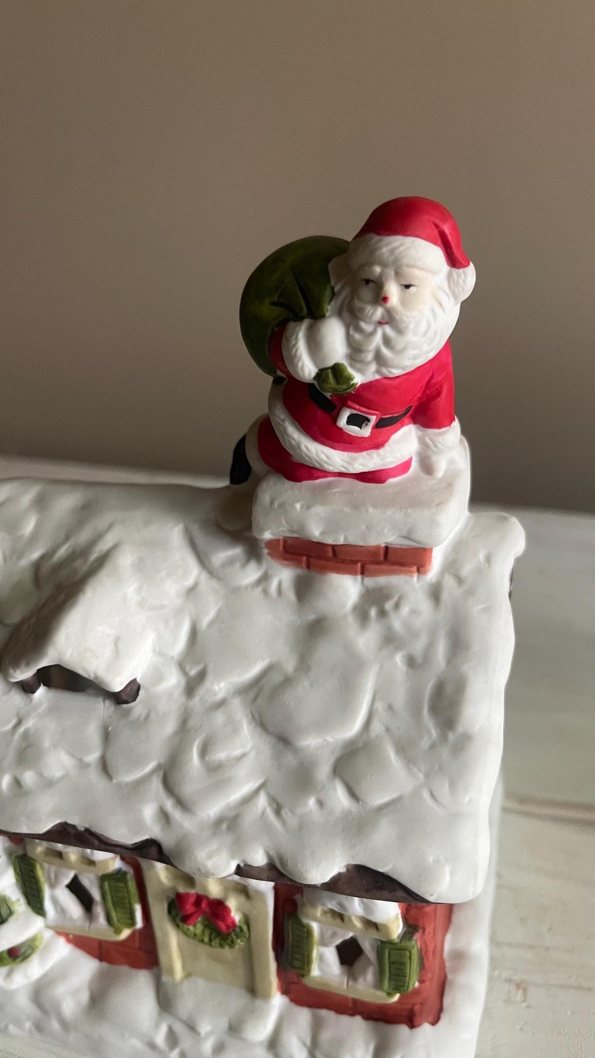 Christmas Around the World Christmas Village - Down the Chimney