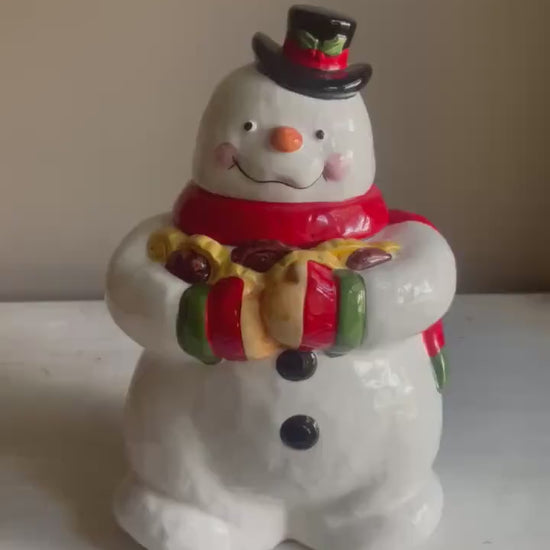 Vintage Snowman Cookie Jar: Jolly Holiday Kitchen Decor