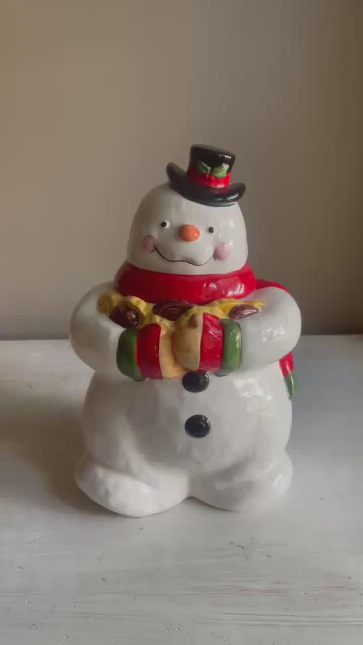 Vintage Snowman Cookie Jar: Jolly Holiday Kitchen Decor