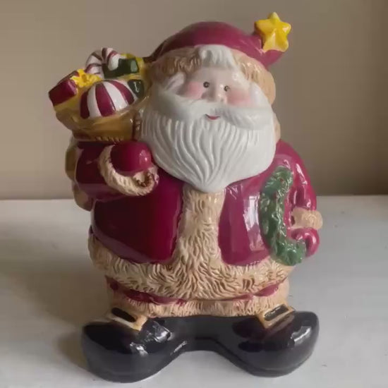 Vintage Santa Claus Cookie Jar: Holiday Kitchen Decor