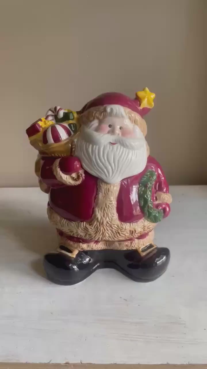 Vintage Santa Claus Cookie Jar: Holiday Kitchen Decor