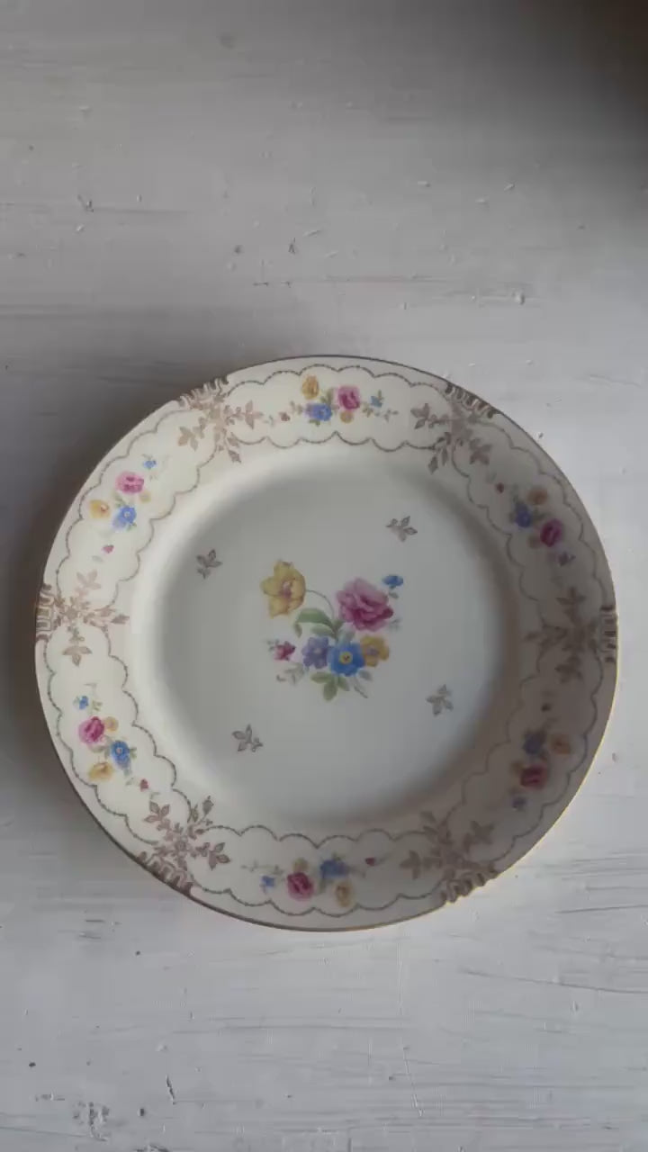 Winterling Bavaria China Plates | Bread and Butter Plates | Lunch Plates | Salad Plates | Vintage German China | Vintage Dishes