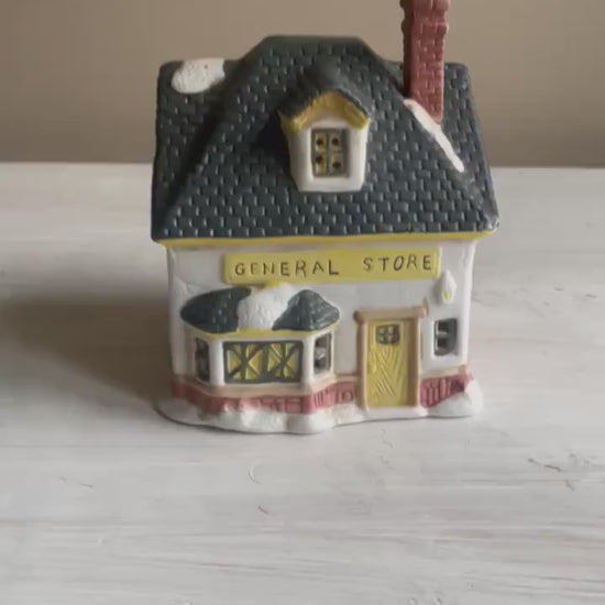 Lillian Vernon Christmas Village General Store | Vintage Christmas Village | Christmas Village House | Christmas House | Lillian Vernon