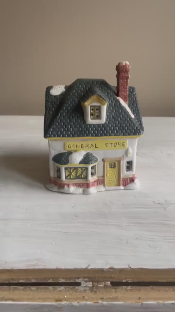 Lillian Vernon Christmas Village General Store | Vintage Christmas Village | Christmas Village House | Christmas House | Lillian Vernon