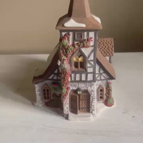 Department 56 Old Michael Church Dickens Village 1992 - Christmas Village