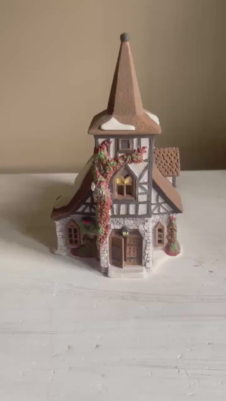 Department 56 Old Michael Church Dickens Village 1992 - Christmas Village