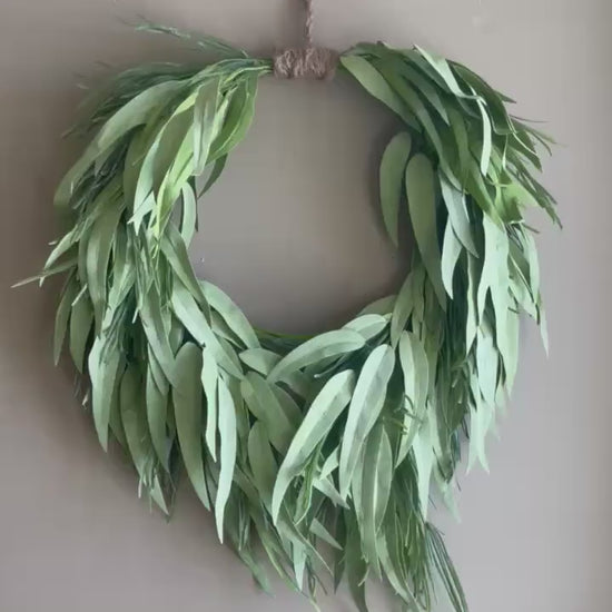 Spartina Grass Wreath - Spring Decor - 23-Inch Wreath